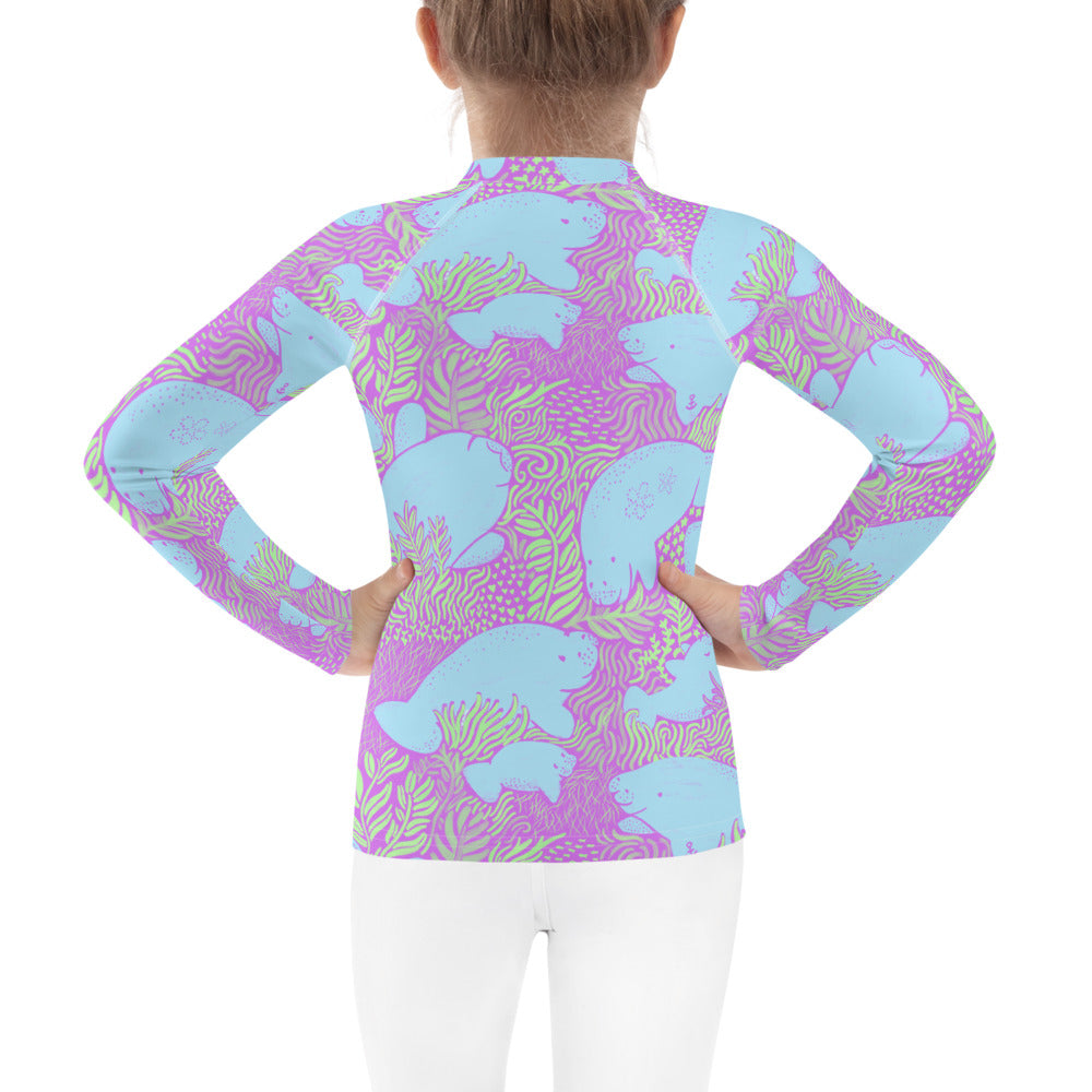 Grass is Life Little Kids Rash Guard