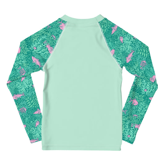 Piscine Scene Little Kids Rash Guard