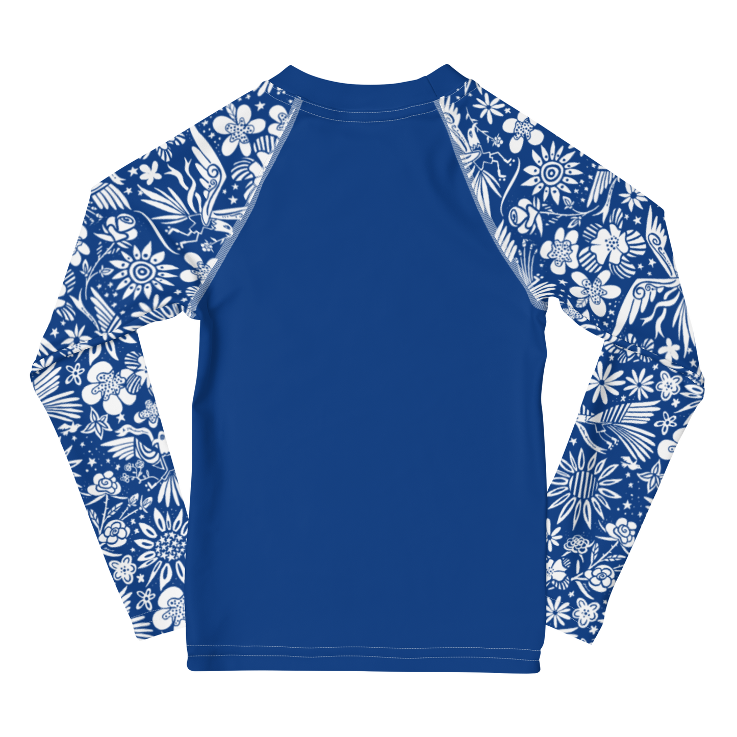 Free Birds Little Kids Rash Guard Blue