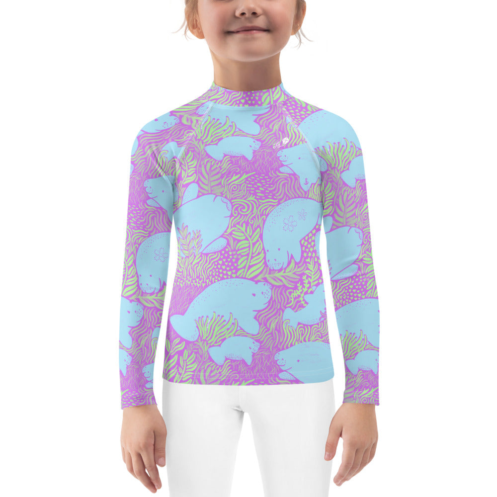 Grass is Life Little Kids Rash Guard