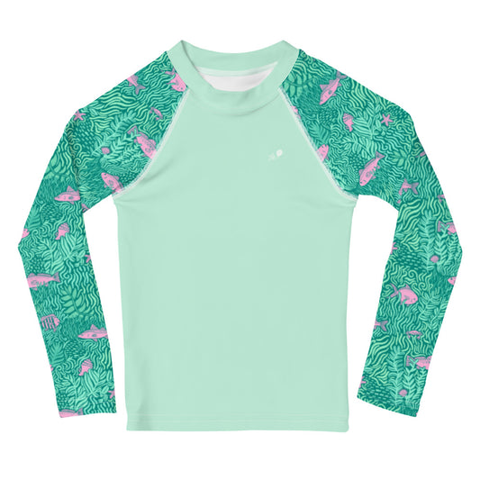 Piscine Scene Little Kids Rash Guard