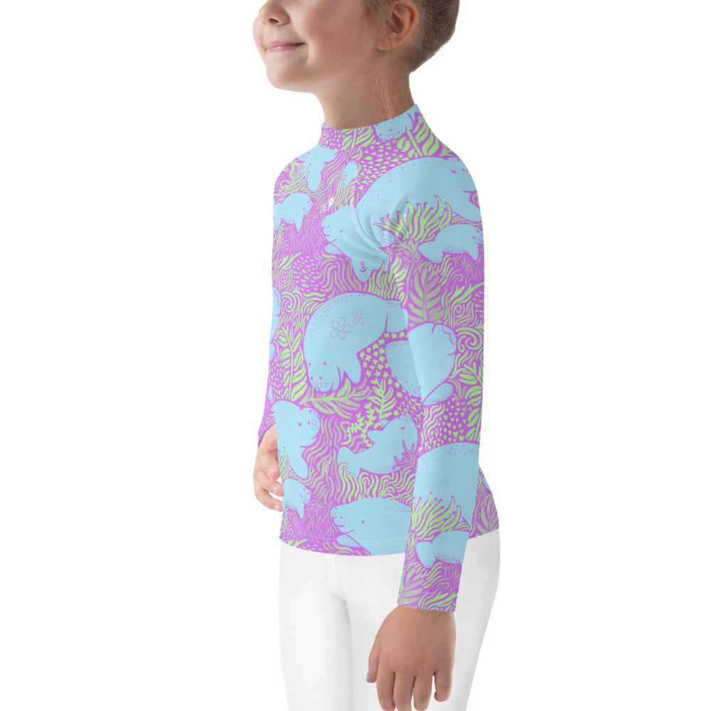 Grass is Life Little Kids Rash Guard