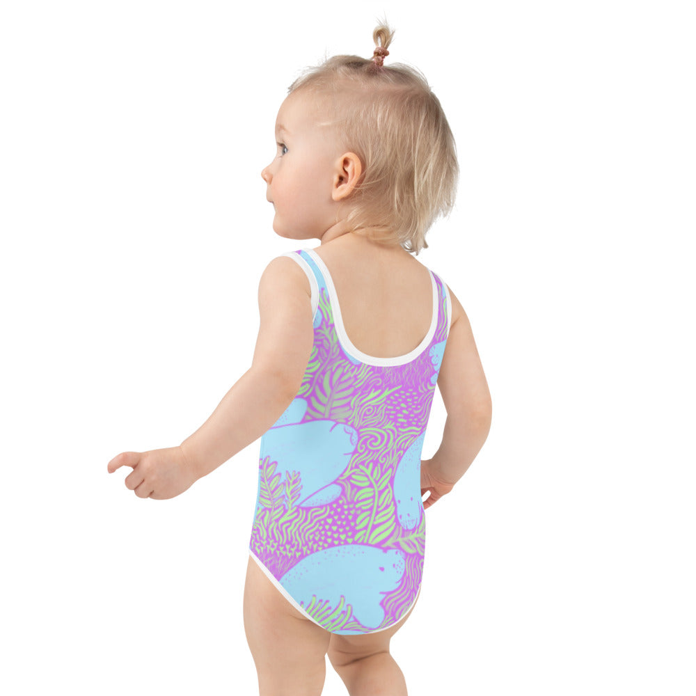 Grass is Life Little Kids Swimsuit