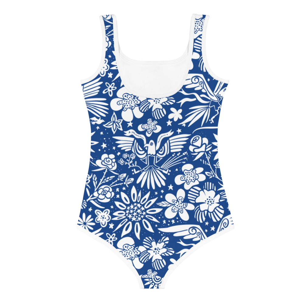 Free Birds Little Kids Swimsuit Blue