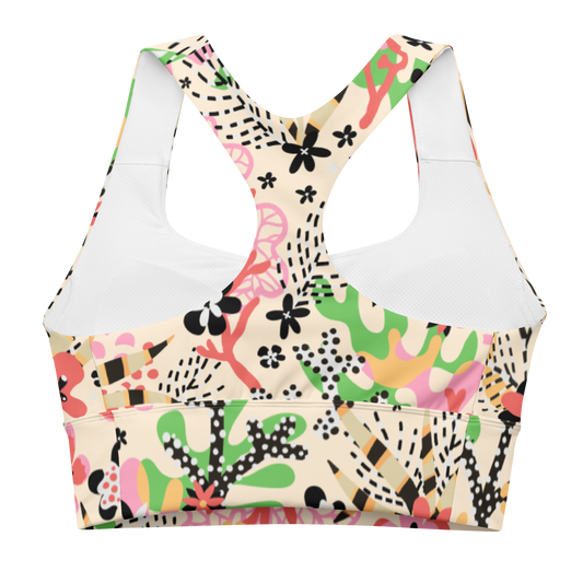 Lionfish Hunt Sports Bra Safari