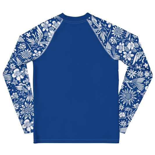 Free Birds Youth Rash Guard Blue