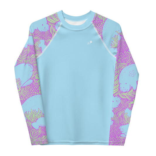 Grass is Life Big Kids Rash Guard