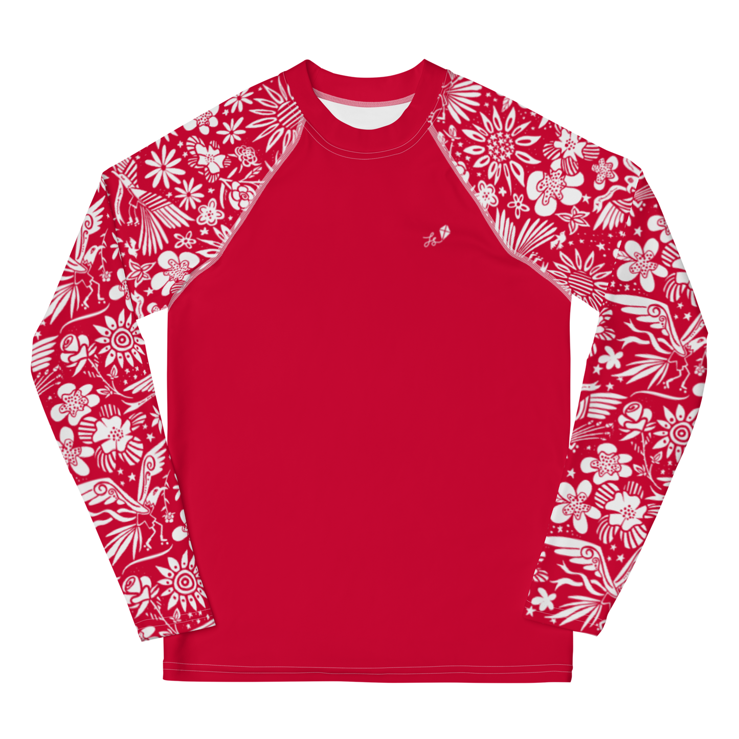 Free Birds Youth Rash Guard Red